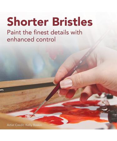 Princeton Velvetouch Blooms Brush Size 12 - Professional Long Handle Artist Brush for Mixed Media, Acrylic, Oil - Buy Online on GoSupps.com