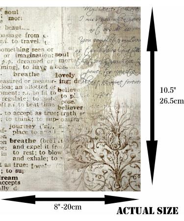 Woodland Theme Mulberry Rice Paper 8x10.5 inch - 6 Unique Designs for Decoupage and Mixed Media Crafts - Buy Online on GoSupps.com