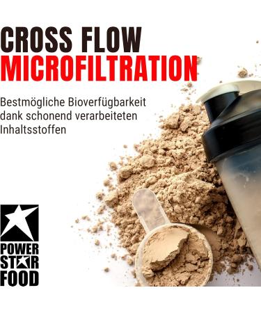  POWERSTAR FOOD Powerstar 100% CFM Whey Isolate 1kg | 96.5% Dry Protein | Protein Powder for Bodybuilding | Made in Germany | High-Dose Protein Powder Made with Pasture-Raised Milk | Natural - Buy Online on GoSupps.com