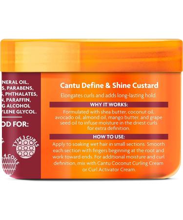 Shea Butter Natural Hair Curling Custard - 12 Ounce (Pack of 1) - Buy Online on GoSupps.com