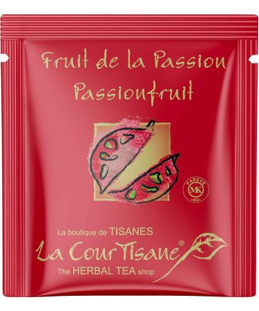 La Courtisane Herbal Tea Passionfruit Kosher Gluten-Free 80 Count 381g Passion Fruit 381 g(Pack of 80) - Buy Online on GoSupps.com