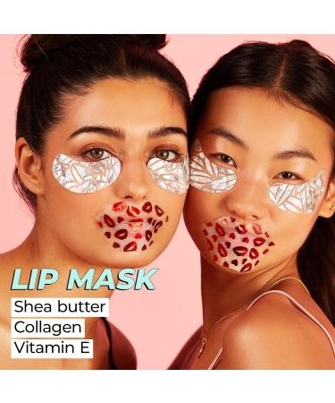 Vitamasques Eye & Lip Mask Set Under Eye Patches for Dark Circles & Puffiness Best Eye Patches & Lip Masks for Youthful Skin - International Shipping - Buy Online on GoSupps.com