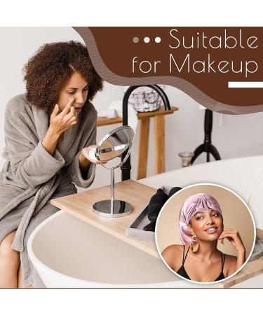 Leumoi 3 Pcs Long Satin Hair Bonnet Set | Soft Elastic Band | Silky Sleeping Cap for Braids & Curly Hair | Adjustable & Double Layer Design | Black, Champagne, Rose Gold - Buy Online on GoSupps.com