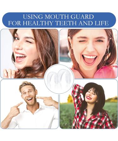 VEGCOO 8 PCS Mouth Guard for Teeth Grinding - Reusable Night Guard for Bruxism - 2 Sizes - Adults & Kids - Buy Online on GoSupps.com