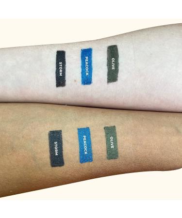 Beauty For Real I-Line 24-7 Eyeliner in Olive with Gold Shimmer, Waterproof Gel Formula, Safe for Sensitive Eyes - 0.01 oz - Buy Online on GoSupps.com