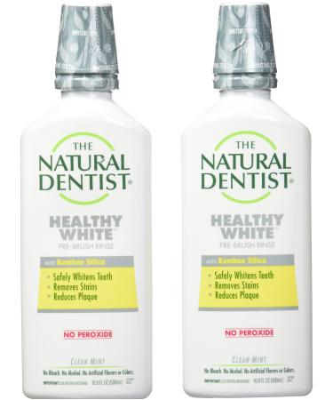 The Natural Dentist Whitening Antigingivitis Rinse Clean Mint 16.9 Fl Oz (Pack of 2)