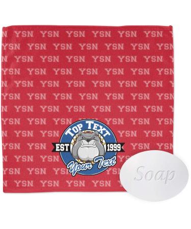 YouCustomizeIt Personalized School Mascot Washcloth