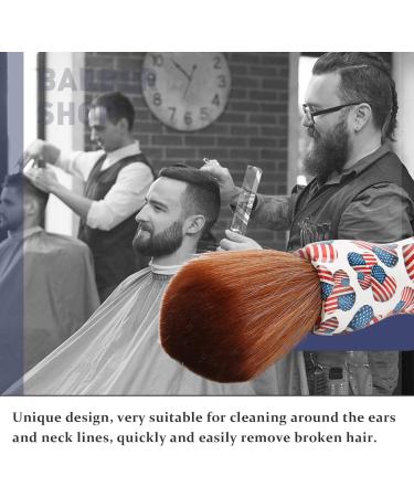 Neck Duster Brush Professional Neck Face Hair Removal Brush Salon Hair Dust Cleaning Sweeping Brush for Hairstyling Salon Hairdressing - Buy Online on GoSupps.com