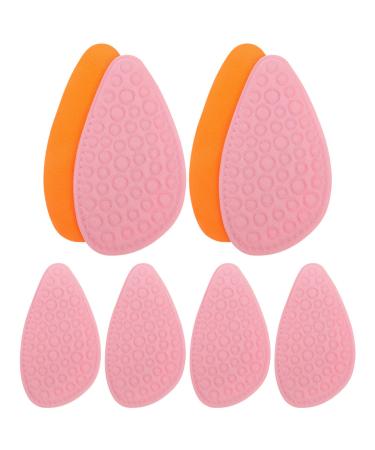 Baluue Forefoot Pad for Women Metatarsal Pads Ball Anti Sliding Foot Pads for Open Toe Sandals Soft Sponge Heel Cushions for Foot and Comfort | One Size Fits Any Pink 13.50X7.50X0.30CM