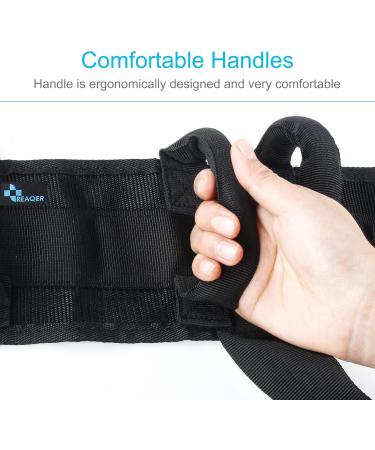 Reaqer Multifunctional Transfer Belt with Metal Buckle & Leg Ring | Nursing Safety Device for Seniors & Handicapped - International Shipping Available - Buy Online on GoSupps.com