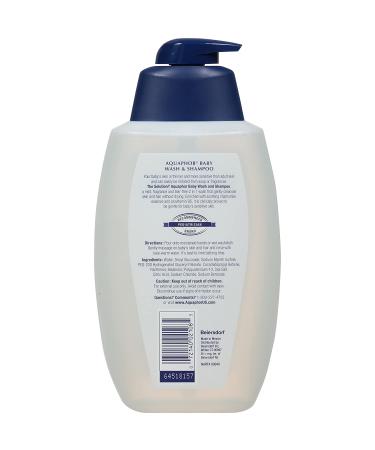 Aquaphor Baby Wash & Shampoo Fragrance Free - 25.4 fl oz (750 ml) | Gentle Skin Care - Buy Online on GoSupps.com