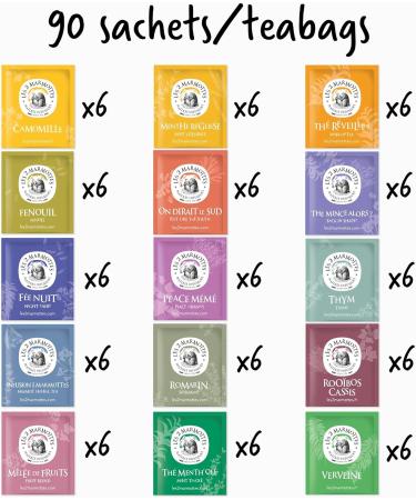Les 2 Marmottes - Grand Coffret R coltes du Terrier 90 Sachets - 12 Infusions 3 Th s - Id al En Cadeau - Bien- tre Et Relaxation - Made In France - Sans ar mes ajout s - 134g R coltes du Terrier - 90 Sachets - Buy Online on GoSupps.com