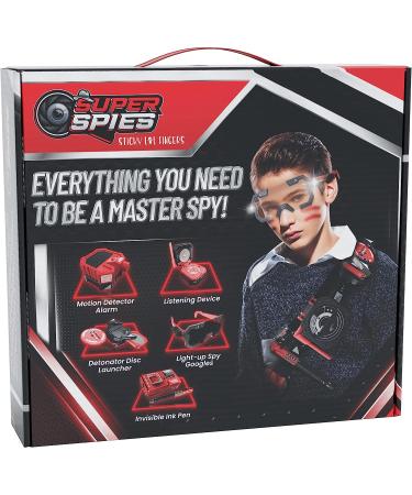 STICKY LIL FINGERS SuperSpies Secret Agent Spymaster Kit - Kids Spy Gear Ninjas Toys Detective Kit Ages 8-12 - Buy Online on GoSupps.com