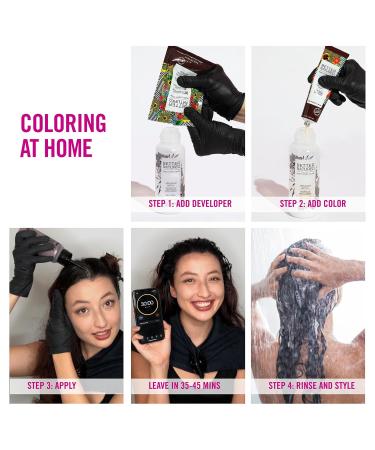 4VV Medium Intense Violet Permanent Hair Color Kit - Long-Lasting Radiant Color Includes Developer Barrier Cream Gloves & More - Perfect for International Shipping - Buy Online on GoSupps.com