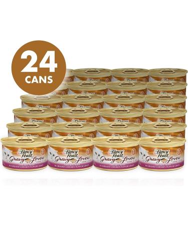 Purina Fancy Feast Gravy Lovers Beef Feast Wet Cat Food - 24 Cans, 3 oz. Each - Buy Online on GoSupps.com