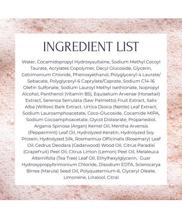 Hair La Vie Growth Volume & Scalp Health Shampoo | Tea Tree, Peppermint, Keratin, Saw Palmetto | 9 Fl Oz | Sulfate & Paraben Free - Buy Online on GoSupps.com