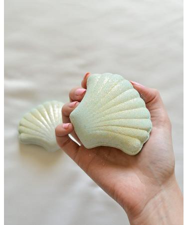 Holler and Glow Beauty and The Shell Shell Shaped Bath Fizzer - Buy Online on GoSupps.com