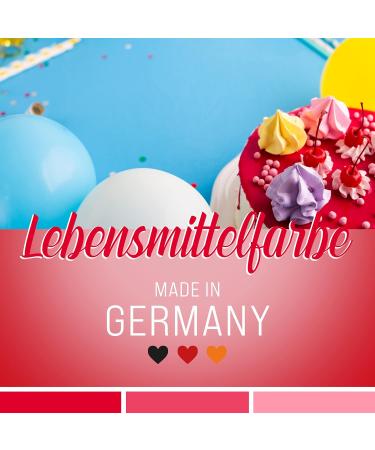 Cherry Red Food Coloring 10ml - Sugar-Free Highly Concentrated Dye for Drinks Cakes and More | Tortendendeko Baking Accessories - Buy Online on GoSupps.com