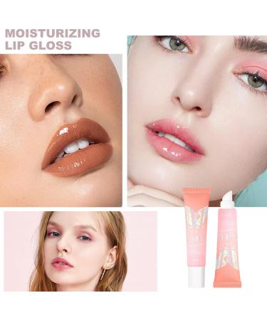  Ziennhu Glitter Lipstick | Moisturizing Lip Balm Shimmering Lip Balm Moisturizing Lip Gloss Lip Shine Oil Glitter Lip Stick Long-Lasting Plumping Lip Tint - Buy Online on GoSupps.com