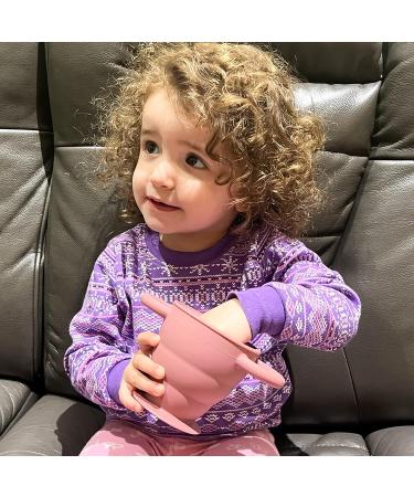 Dilovely Toddler Snack Cups - Collapsible Silicone Container | No Spill, BPA-Free, Dishwasher Safe - 9oz - Buy Online on GoSupps.com