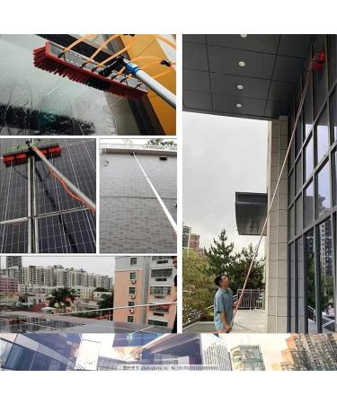 Window Cleaning Pole Washing Kit Water-Fed Brush Water Fed Telescopic Brush Extendable Long Reach Window Cleaner Equipment Pole (Color : 50cm Brush Size : 11M Pole) (30cm Brush 5M Pole) - Buy Online on GoSupps.com