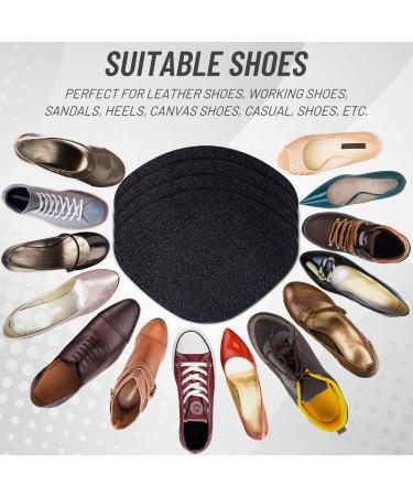 16-Piece Self-Adhesive Shoe Hole Repair Kit for Sneakers Leather & High Heels - Black Shoe Heel Patches - Buy Online on GoSupps.com