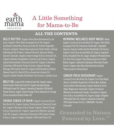 Earth Mama Mama-to-Be Gift Set - 5-Piece Natural Pregnancy & Maternity Gift - Buy Online on GoSupps.com