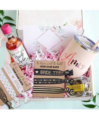 Newshun 12 x 3-Pack Bride Tribe Hair Ties - Bachelorette Party Favors Kit in Black - Set of 36 Bands - Buy Online on GoSupps.com