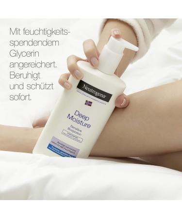 Neutrogena Deep Moisture Body Lotion Sensitive | 3-Pack 400ml | Perfume-Free Care for Sensitive Skin | International Shipping - Buy Online on GoSupps.com