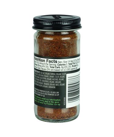 Frontier Organic Blackened Seafood Seasoning 2.5 oz - Pack of 1 - Buy Online on GoSupps.com
