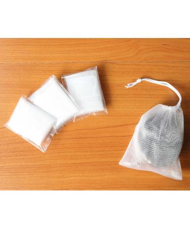 10 Pcs Soap Bag Soft for Shower | Drawstring Mesh Soap Pouch Saver for Foaming & Drying | Hangable Soap Bags for Travel - Buy Online on GoSupps.com