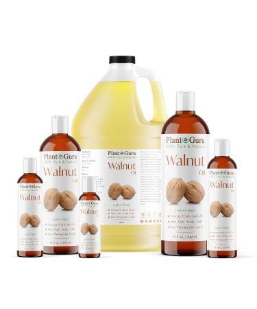 Buy 100% Pure Cold Pressed Walnut Oil - Gallon 7.5 lbs Bulk Wholesale for Skin Hair & Soap Making - Buy Online on GoSupps.com