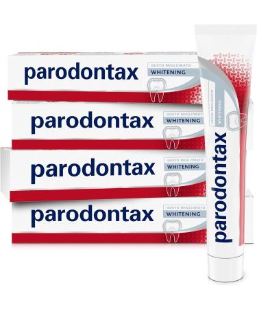 Parodontax Whitening Toothpaste 4 x 75 ml | Healthy Gums & Strong Teeth | Improved Taste | Daily Use - Buy Online on GoSupps.com