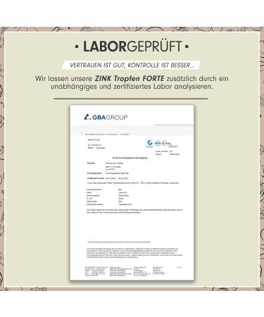 Zinc Drop Forte 100ml - Extra High-Dose Ionic Zinc with 3mg per Drop | Vegan Alcohol-Free | 2700 Drops for Optimal Bioavailability - Buy Online on GoSupps.com