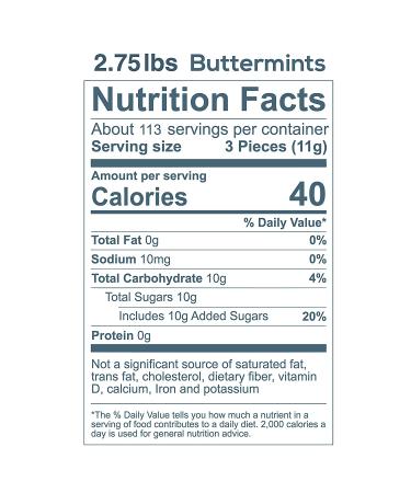 Party Sweets Assorted Pastel Buttermints - 14 Ounce Pack (Approx. 100 Pieces) - Buy Online on GoSupps.com