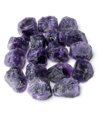 Xiannvxi amethyst stone crystals crystal stones 100% natural source of life plus bulk raw stones healing reiki rocks 1 "(200g) b-amethyst