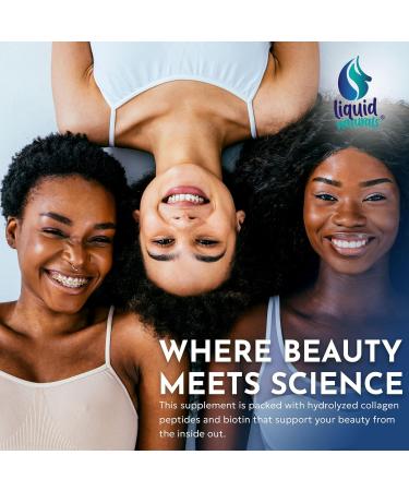 Liquid Collagen and Biotin 2 Fl. Oz Ultra-Strength Collagen Peptides for Women Third-Party Tested Biotin for Hair Growth Women Nails and Skin Vitamins B7 Collageno Peptides Vanilla Flavor 1 Pack - Buy Online on GoSupps.com