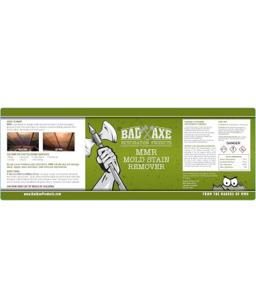Buy Bad Axe MMR Instant Mold & Mildew Stain Remover - Professional Strength 1 Gallon - Effective Odor Removal for Home & Contractor Use - Buy Online on GoSupps.com