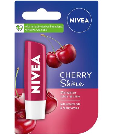 Nivea A Kiss of Cherry Fruity Lip Care - Hydrating Cherry Lip Balm | 0.17 oz (4.8 g) | International Shipping Available - Buy Online on GoSupps.com
