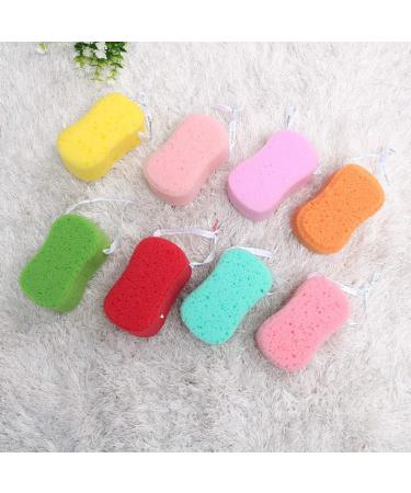 8pcs Body Scrub Sponges - Luxurious Bath Sponges for Men & Women | Massage & Exfoliate | Ideal for All Skin Types | Shop Now - Buy Online on GoSupps.com