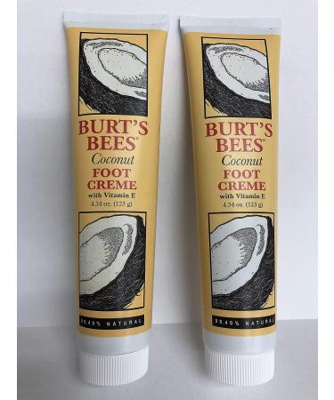 Coconut Foot Cream 4.34 oz - Pack of 2 | Nourishing and Moisturizing Foot Care Solution - Buy Online on GoSupps.com