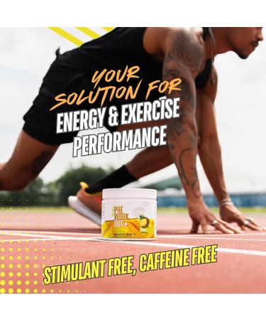 Shop Sante Pre Workout Plus Stim-Free Caffeine-Free EAA/BCAA with L-Arginine Acetyl-L-Carnitine & L- Citruline Amino Acid Supplement 50 Servings Pineapple - Buy Online on GoSupps.com