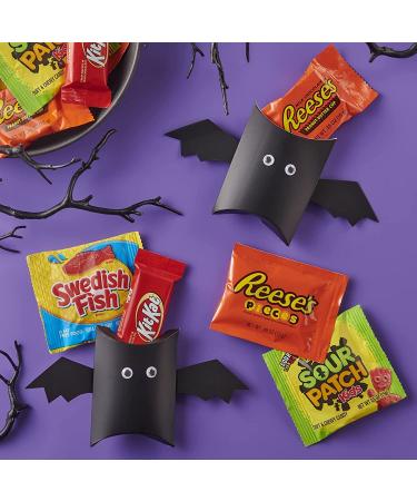 Hershey and Mondelez Assorted Chocolate  Peanut Butter  Fruit Flavored Snack Size Candy  Halloween  49.83 oz Bulk Variety Bag (110 Pieces) - Buy Online on GoSupps.com