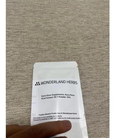 WonderLand Herbs -Kava Kava Supplement Kava Kava Root Extract 20:1 Powder 1KG - Buy Online on GoSupps.com