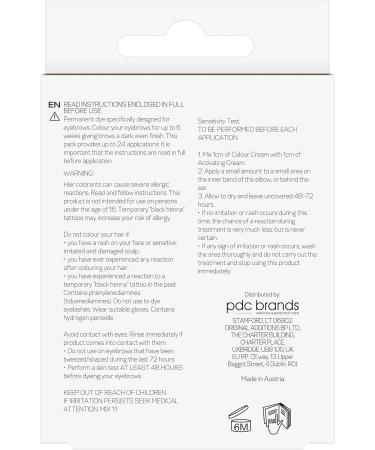 Eylure Dybrow Jumbo Kit (Dark Brown) - Professional Brow Tinting Kit - Buy Online on GoSupps.com