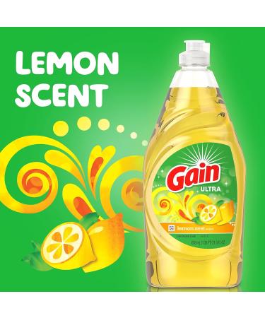 Buy Gain 97625 Ultra Liquid Dishwasher Detergent - Lemon Zest Scent | International Shipping Available - Buy Online on GoSupps.com