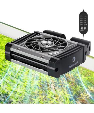 Fishkeeper aquarium cooler aquarium fans aquarium water cooler adjustable air speed and timer quiet aquarium fan for freshwater salvage aquariums up to 30 cm (1 fan) 1Fan-4W - Buy Online on GoSupps.com