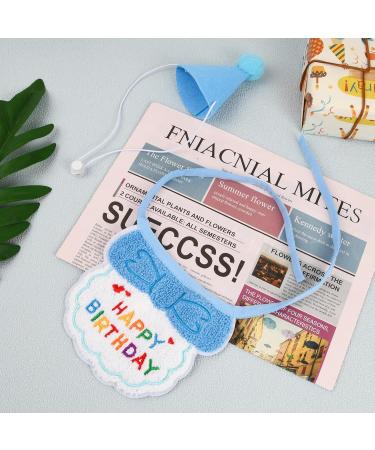 Wisebom 2-Piece Dog Birthday Bibs & Cat Birthday Decorations - Happy Birthday Pet Costumes & Accessories (Pink) - Buy Online on GoSupps.com