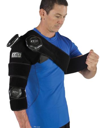 ICE20 Double Shoulder Real Ice Therapy Compression Wrap comfortable Bag Softball - Buy Online on GoSupps.com