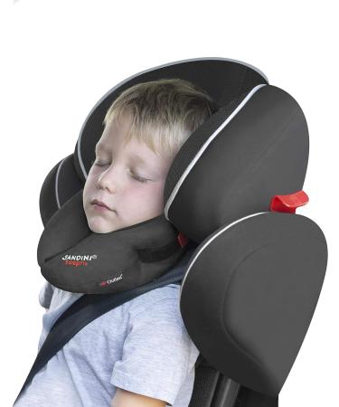 SANDINI SleepFix Kids Outlast Child Neck Pillow with Support Function | Temperature Regulation for Car/Bike/Travel | Prevent Head Tilting | Black - Buy Online on GoSupps.com